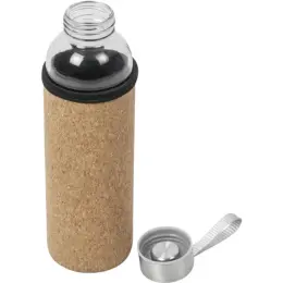Kooshty Kork Glass Water Bottle Unbranded Open